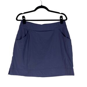 Columbia AK1074 Active Fit Omni-shield Skort Large Navy Blue